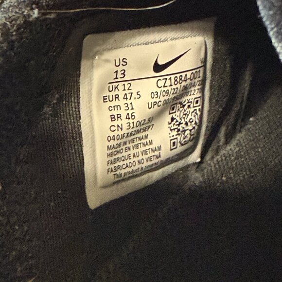 Mens Nike Free Run Next Nature 5.0 Black Sneakers Shoes CZ1884-001 Size 13 - Picture 6 of 6